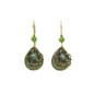Silver Forest Teardrop with Flower &amp; Filigree Earrings - image 1
