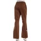 Juniors No Comment Fleece Foil Screen Flare Sweatpants - Chestnut - image 3
