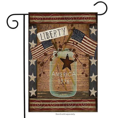 Briarwood Lane Liberty Primitive Garden Flag - image 