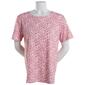 Petite Hasting & Smith Short Sleeve Tonal Ditsy Floral Tee - image 1