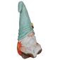 Alpine Turquoise Hat Gnome Reading Book Statue - image 3