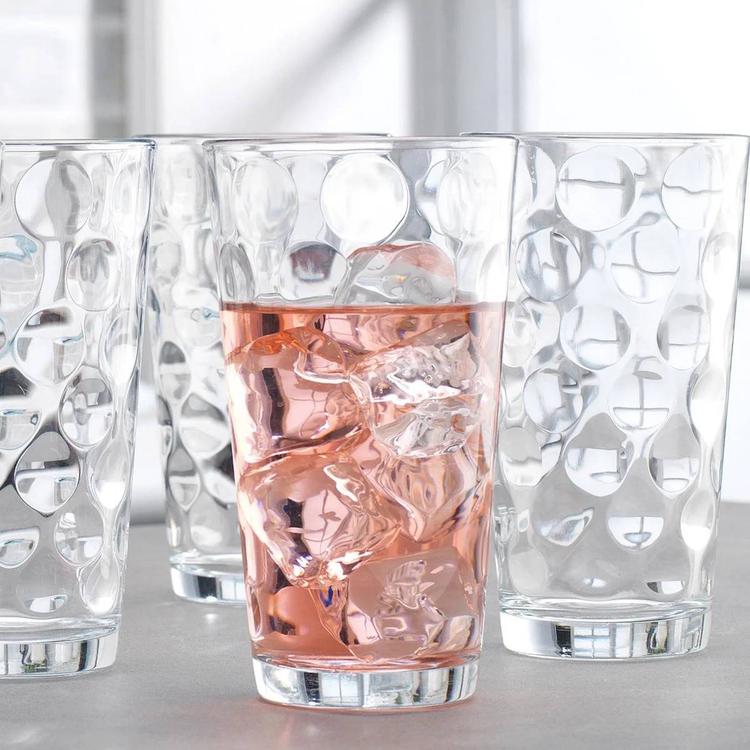Home Trend Eclipse Highball Glasses - Set of 10