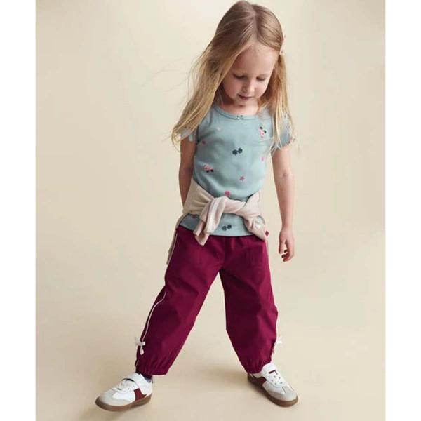 Toddler Girl Carter''s® Bow Cuff Poplin Joggers