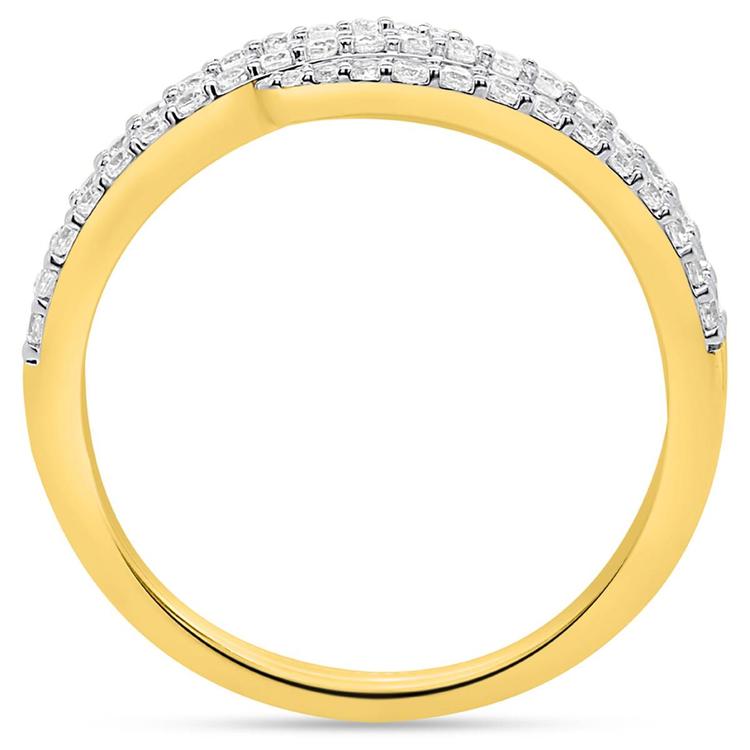 Diamond Classics™ Gold-Plated 1/3ctw. White Diamond Fashion Ring