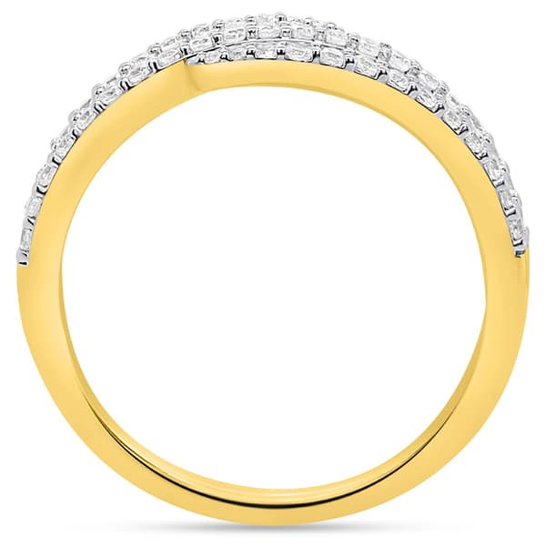 Diamond Classics™ Gold-Plated 1/3ctw. White Diamond Fashion Ring