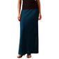 Womens Calvin Klein Pull On Solid Flared Satin Maxi Skirt - image 4