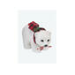 Byer''s Choice 4in. Polar Bear w/ Candy Cane - image 1