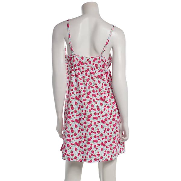 Womens Jessica Simpson Tight Fruit Cami Chemise w/Lace Trim