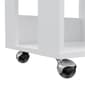 FM FURNITURE Shelton White Kitchen Cart - image 4
