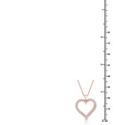 Nova Star® Lab Grown Diamond Two-Tone Heart Pendant