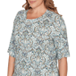 Plus Size Skye’s the Limit Fresh Start 3/4 Sleeve Jacquard Blouse - image 5