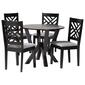 Baxton Studio Elise Modern 5pc. Dining Set - image 1