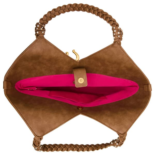Betsey Johnson Suede Tulip Tote