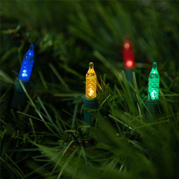 Northlight 15.75ft. LED M5 Faceted Multicolor Christmas Lights