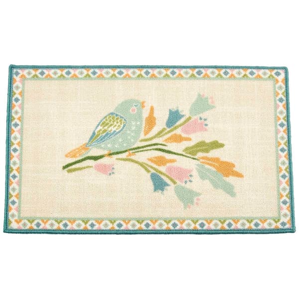 Nourison Bird On Branch Accent Rug Boscov's