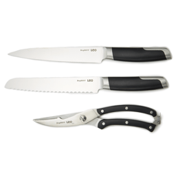 BergHOFF Leo Graphite 3pc. Stainless Steel Forged Cutlery Set