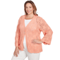 Plus Size Skye''s The Limit Spring Romance Pointelle Slub Cardigan - image 3