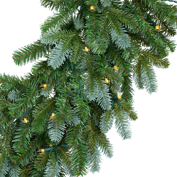 Northlight 48in. Pre-Lit Blue Spruce Christmas Wreath
