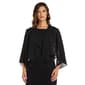 Plus Size R&amp;M Richards Drape Front Chiffon Shrug - image 1
