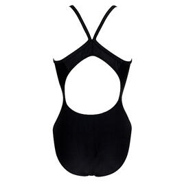 Womens Dolfin&#174; Team Solid HP Back One Piece Swimsuit - Black