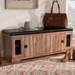 Baxton Studio Valina 2 Door Wood Shoe Storage Bench - image 2