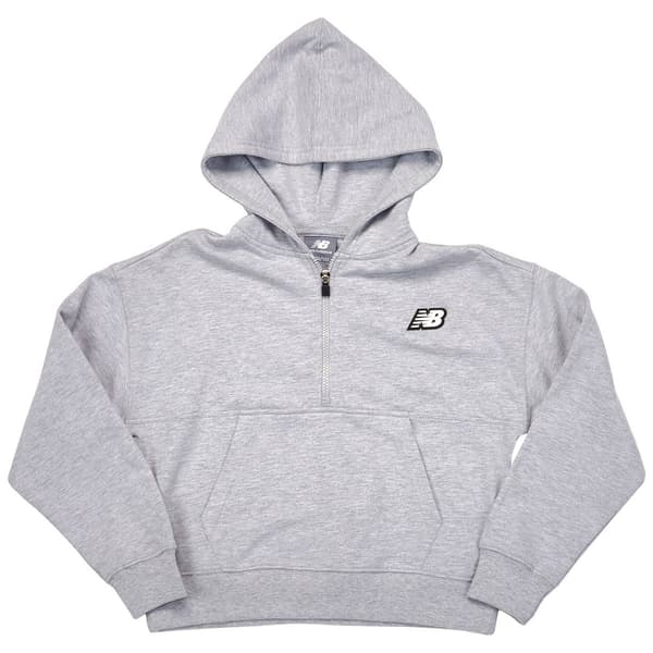 Girls (7-16) New Balance Long Sleeve 1/4 Zip Pullover Hoodie