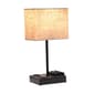 Simple Designs Modern Rectangular Multi-Use Light Table Lamp - image 3
