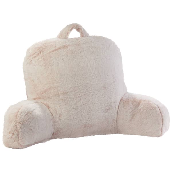 Tip Dye Faux Fur Bedrest Pillow - image 