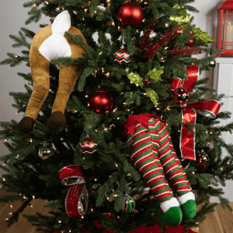 Northlight 20in. Plush Hanging Reindeer Legs Christmas Decoration