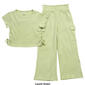Girls &#40;7-16&#41; Sweet Butterfly&#174; 2pc. Ruched Side Top & Rib Pants - image 3