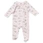 Baby Girl &#40;NB-9M&#41; Mini Hop Houses & Dots Ruffle Footie - image 1