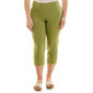 Petite Zac & Rachel Pull On Solid Millennium Capris - image 1