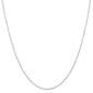 Unisex Gold Classics(tm) 1.2mm. White Diamond Cut 14in. Necklace - image 1