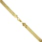 Ellen Tracy Yellow Gold Plated Herringbone Necklace - image 2