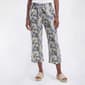 Womens da-sh Linen Tropical Leaf Capris - image 1