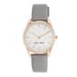 Womens Nine West Grey Strap Watch - NW/1994RGGY - image 1