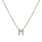 Diamond Classics(tm) 1/20ctw. Diamond Initial M Necklace - image 1