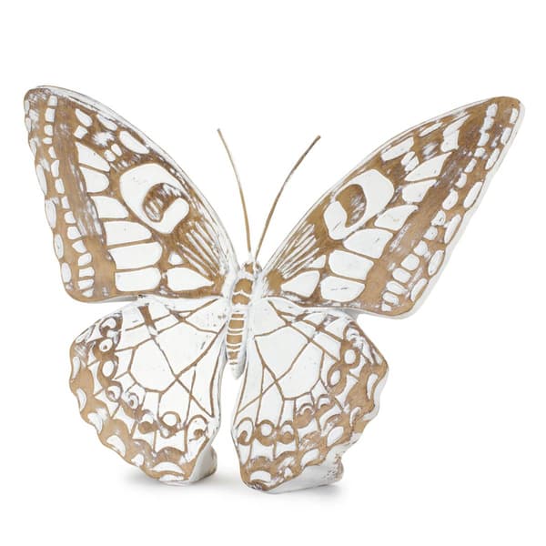 Melrose Stone Butterfly Shelf Sitter - Set of 3