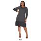 Plus Size 24/7 Comfort Apparel Long Sleeve Sweater Dress - image 5
