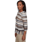 Petite Alfred Dunner Travel Advisory Scratched Stripe Blouse - image 4