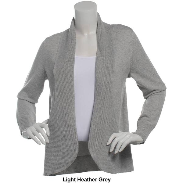 Plus Size 89th & Madison Long Sleeve J Pocket Cardigan