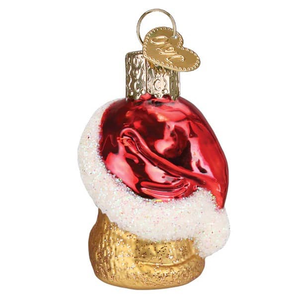 Old World Christmas Mini Santa Kitten Ornament