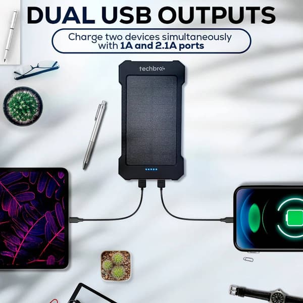 TechBro 10K Solar Powerbank