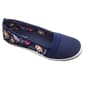Womens Ashley Blue Floral Back Flats - image 1