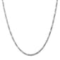 Gold Classics&#8482; 2.75mm. 14k White Gold Flat Figaro Anklet - image 2