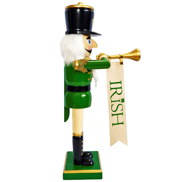 Santa''s Workshop 14in. Irish Bugler Nutcracker