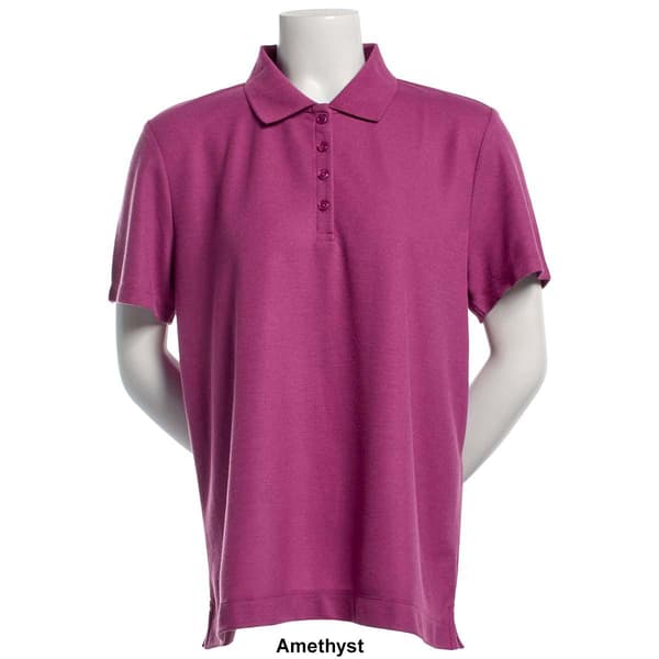 Plus Size Hasting & Smith Short Sleeve Solid Polo