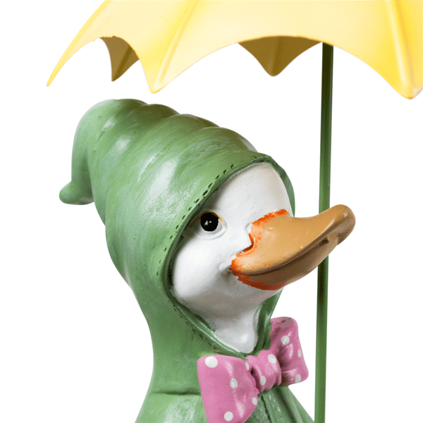 Northlight Sitting Duck in Raincoat Outdoor Garden Statue