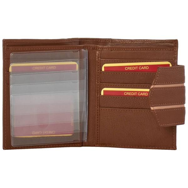 Womens Great American Leatherworks Tab French Purse Wallet