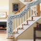 Puleo International 9ft. Flocked Royal Majestic Fir Garland - image 3